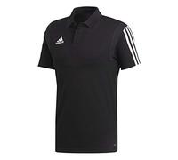 Adidas Polo in Cotone Tiro 19, Calcio Uomo, Nero Bianco, M