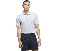 adidas Polo Performance Stripe bicolore, grigio chiaro/bianco