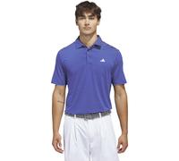 adidas Uomo Performance Two-Color Stripe Polo Shirt, Collegiate Royal/White, L
