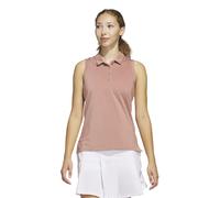 adidas Polo Ultimate365 Solido, senza maniche, rosa antico