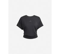 Adidas Power Crop W - T-shirt Training - Donna - Nero