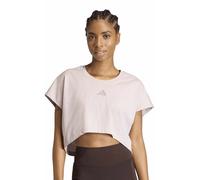 adidas Power Workout Cropped Boxy 3-Stripes W - top - donna Light Pink S