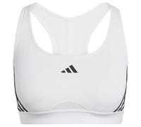 adidas Powerimpact Train Medium-Support 3-Stripes Bra, Reggiseno Sportivo Donna, White/Black, S D-DD