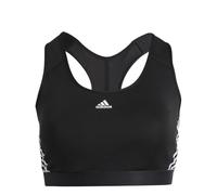 Adidas Powerreact Training 3-Stripes Medium Support (Plus Size) Workout Bra Reggiseno Sportivo Donna