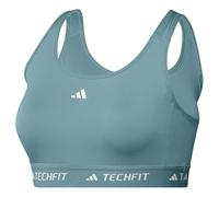 adidas Powerreact Training Medum Support Techfit Bra - Reggiseno da Allenamento a Sostegno Medio da Donna, Mint TON,
