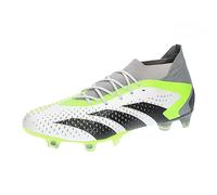 adidas Predator Accuracy.1 Fg, Football Shoes (Firm Ground) Unisex-Adulto, Ftwr White/Core Black/Lucid Lemon, 39 1/3 EU