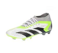 adidas Predator Accuracy.2 Fg, Football Shoes (Firm Ground) Unisex-Adulto, Ftwr White Core Black Lucid Lemon, 45 1/3 EU