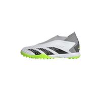 adidas Predator Accuracy.3 Laceless Turf Boots, Scarpe da Calcio Unisex-Adulto, Cloud White/Core Black/Lucid Lemon, 46 2/3 EU