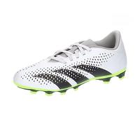 adidas Predator Accuracy.4 FxG J, Football Shoes (Firm Ground), Ftwr White/Core Black/Lucid Lemon, 38 EU