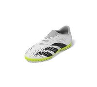 adidas Predator Accuracy.4 Tf, Football Shoes (Turf) Unisex-Adulto, Ftwr White/Core Black/Lucid Lemon, 44 2/3 EU