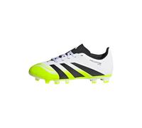 adidas Predator Club Firm Multi Ground Football Boots Kids, Scarpe da Calcio Unisex-Bambini, Cloud White/Core Black/Lucid Lemon, 38 2/3 EU