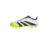 adidas Predator Club Firm Multi Ground Football Boots, Scarpe da Calcio Unisex-Adulto, Cloud White/Core Black/Lucid Lemon, 42 EU