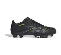 adidas Predator Club Firm Multi Ground Football Boots, Scarpe da Calcio Unisex-Adulto, Core Black/Carbon/Lucid Lemon, 45 1/3 EU