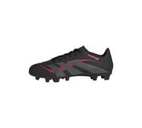adidas Predator Club Firm Multi Ground Football Boots, Scarpe da Calcio Unisex-Adulto, Core Black/Grey Four/Lucid Red, 40 2/3 EU