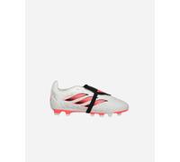 adidas Unisex - Bambini e Ragazzi Predator Club Fold-Over Tongue Firm Ground/Multi Ground Football Boots Kids Shoes, Ftwr White/Solar Turbo/Core Black, 31 EU