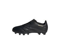 adidas Predator Club J Football Boots Flexible Ground, Scarpe da Calcio Unisex-Adulto, Core Black/Carbon/Gold Metallic, 36 2/3 EU