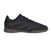 adidas Predator Club J Football Boots Indoor Sala, Scarpe da Calcio Unisex-Adulto, Core Black/Carbon/Gold Met, 33 EU