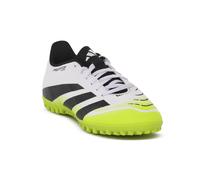 adidas Predator Club Turf Football Boots, Scarpe da Calcio Unisex-Adulto, Ftwr White/Core Black/Lucid Lemon, 42 EU