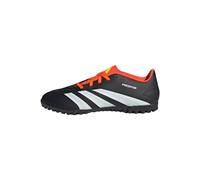 adidas Predator Club Turf Football Boots, Scarpe da Calcio Unisex-Adulto, Core Black/Cloud White/Solar Red, 46 EU