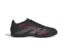 adidas Predator Club Turf Football Boots, Scarpe da Calcio Unisex-Adulto, Core Black/Grey Four/Lucid Red, 46 EU