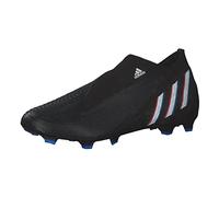 Adidas Predator Edge.3 Ll Fg, Scarpe da Ginnastica Basse Unisex - Adulto, Core Black/White/Vivid Red, 42 EU