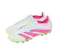 adidas Predator League 2G/3G AG White Lucid Pink Lemon Men Soccer Cleats ID3836