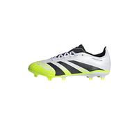 adidas Predator League Firm Multi Ground Football Boots, Scarpe da Calcio Unisex-Adulto, Cloud White/Core Black/Lucid Lemon, 36 2/3 EU