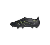adidas Predator League Fold-Over Tongue Firm Multi Ground Football Boots, Scarpe da Calcio Unisex-Adulto, Core Black/Carbon/Lucid Lemon, 42 2/3 EU