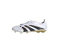 adidas Predator League Fold-Over Tongue Firm Multi Ground Football Boots, Scarpe da Calcio Unisex Adulto, EU, Cloud White Core Black Gold Metallic, 44 2/3 EU