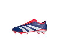 adidas Predator League Football Boots Firm Ground, Scarpe da Calcio Unisex-Adulto, Lucid Blue/Cloud White/Solar Red, 46 EU