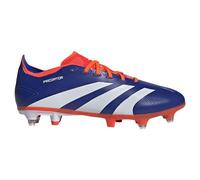 adidas Predator League Football Boots Soft Ground, Scarpe da Calcio Unisex-Adulto, Lucid Blue/Cloud White/Solar Red, 40 EU