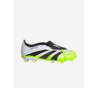 Scarpe da calcio Predator League con linguetta ripiegabile per terreni compatti/misti - Bambini Cloud White / Core Black / Lucid Lemon 36 2/3