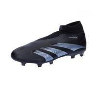 adidas Predator League Laceless Firm Ground Football Boots, Scarpe da Calcio Unisex-Adulto, Core Black/Carbon/Core Black, 42 EU