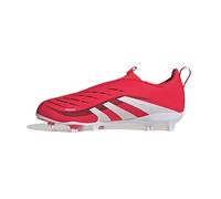 adidas Predator League Laceless Firm Multi Ground Football Boots Kids, Scarpe da Calcio Unisex-Bambini, Lucid Red/Cloud White/Core Black, 35 EU