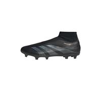 adidas Predator League Laceless Football Boots Firm Ground, Scarpe da Calcio Unisex-Adulto, Core Black/Carbon/Gold Metallic, 44 EU