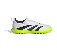 adidas Predator League Laceless Turf Football Boots Kids, Scarpe da Calcio Unisex-Bambini, Cloud White/Core Black/Lucid Lemon, 28 EU