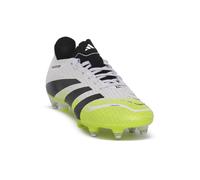 adidas Predator League Soft Ground Football Boots, Scarpe da Calcio Unisex-Adulto, Cloud White/Core Black/Lucid Lemon, 40 2/3 EU