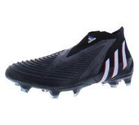 Adidas Predator - Scarpe unisex Edge+ Firm Ground, Core Black Cloud White Vivid Red Black, 45 1/3 EU