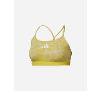 Reggiseno sportivo Aeroreact Training Light Support 3-Stripes Beige L (A-B)