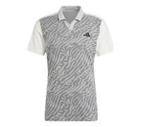Polo da tennis da uomo Adidas Tennis Airchill Pro Freelift Poloshirt - Beige, Grigio, Nero S