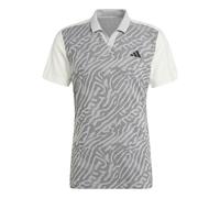 Polo da tennis da uomo Adidas Tennis Airchill Pro Freelift Poloshirt - Beige, Grigio, Nero S