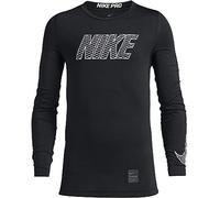 Adidas PRO T-Shirt A Manica Lunga, Bambino, Black/White, S