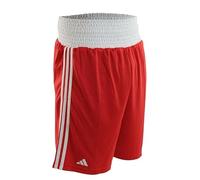 Adidas - Punzone Base, Adidas Pantaloncini da Boxe da Uomo, Taglia M, Colore Rosso Uomo