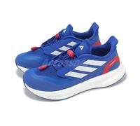 adidas Pureboost 5 K Royal Blue White Pure Ruby Kids Preschool Running JR4308