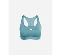 adidas PowerReact Training W - reggiseno sportivo sostegno leggero - donna L Green woman Recycled Materials,Aeroready,Recycled Polyester