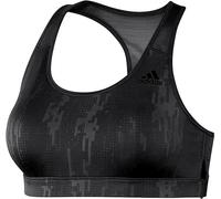 Adidas Racer Back Sport BH Ragazze Crop Top Fitness Bra Soft Cup Push Up Nero