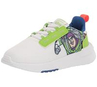 adidas Racer TR21 Running Shoe, FTWR White/FTWR White/Semi Solar Green (Buzz Lightyear), 1.5 US Unisex Little Kid