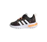 adidas Racer TR23 Shoes Kids, Scarpe da Corsa Unisex-Bambini, Shadow Olive/Cloud White/Orange, 26.5 EU