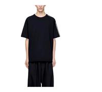 Adidas - Raw Edge 3-Stripes Short Sleeve Tee - - Sport - Uomo - Nero - L