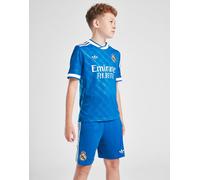 adidas Real Madrid 2025/26 Pantaloncino Terza Maglia Junior, Blu 15-16Y